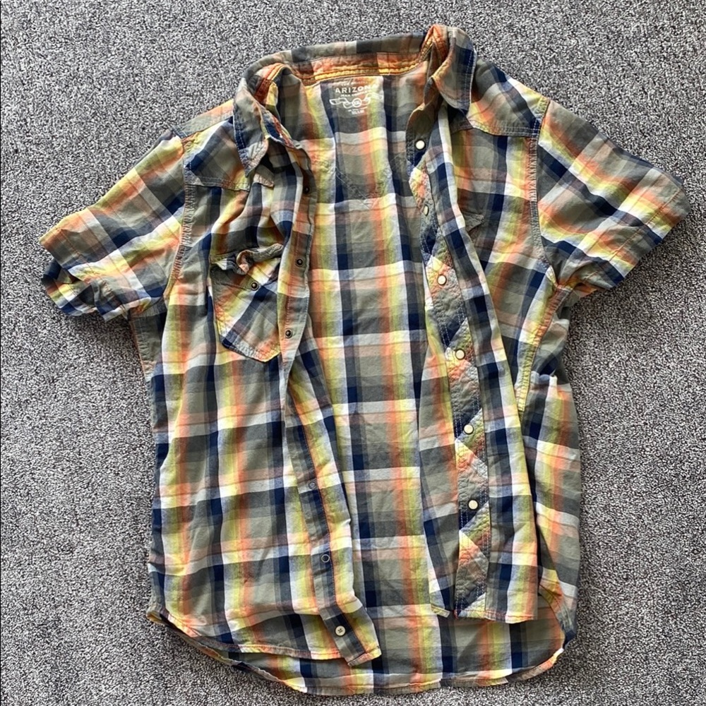 Alfani Men's Multicolor Plaid Shirt